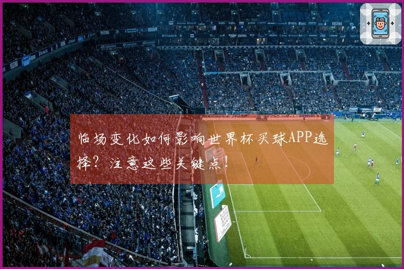 临场变化如何影响世界杯买球APP选择?注意这些关键点!