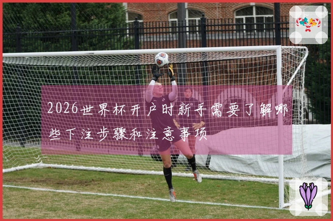 2026世界杯开户时新手需要了解哪些下注步骤和注意事项