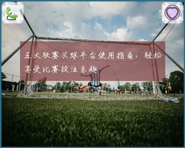五大联赛买球平台使用指南，轻松享受比赛投注乐趣