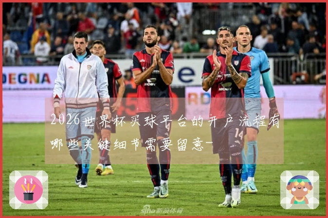 2026世界杯买球平台的开户流程有哪些关键细节需要留意-